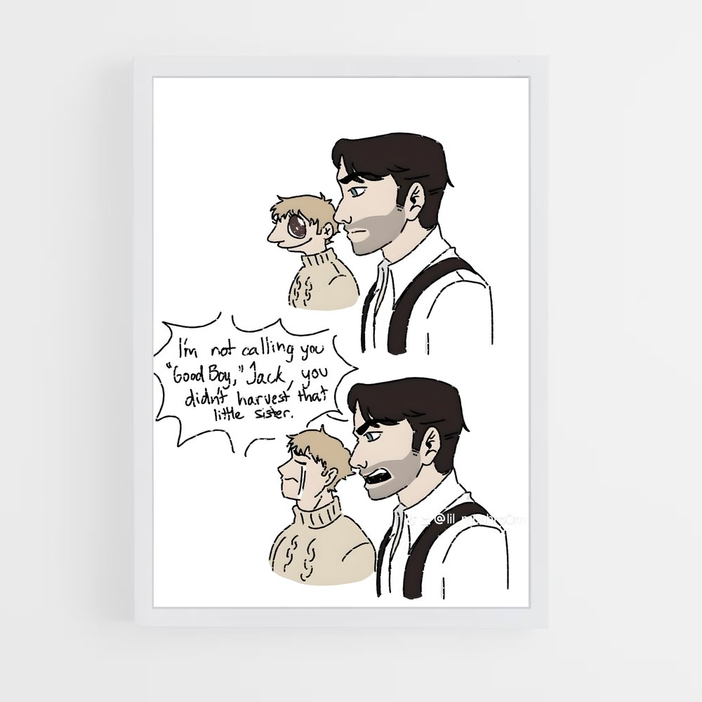 Poster Andrew et son Chat – affiche Bioshock (vue 3)